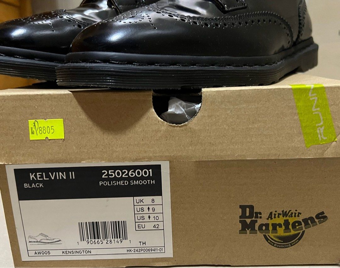 Dr Martens KELVIN II SMOOTH LEATHER Black Carousell