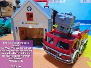 Fire Station and Fire Truck Toys