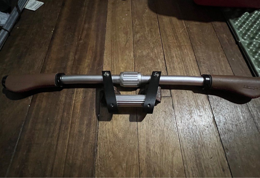 Foldin Handle Bar with Litepro Handle Grip (Category: Bicycles) located in Pasig City. Submitted by jceey (Listing ID 1300531043, Image 2). Description: Aluminum alloy folding handle bar with Litepro PU Leather Handle bar grip Slightly Used RFS: Upgrade.