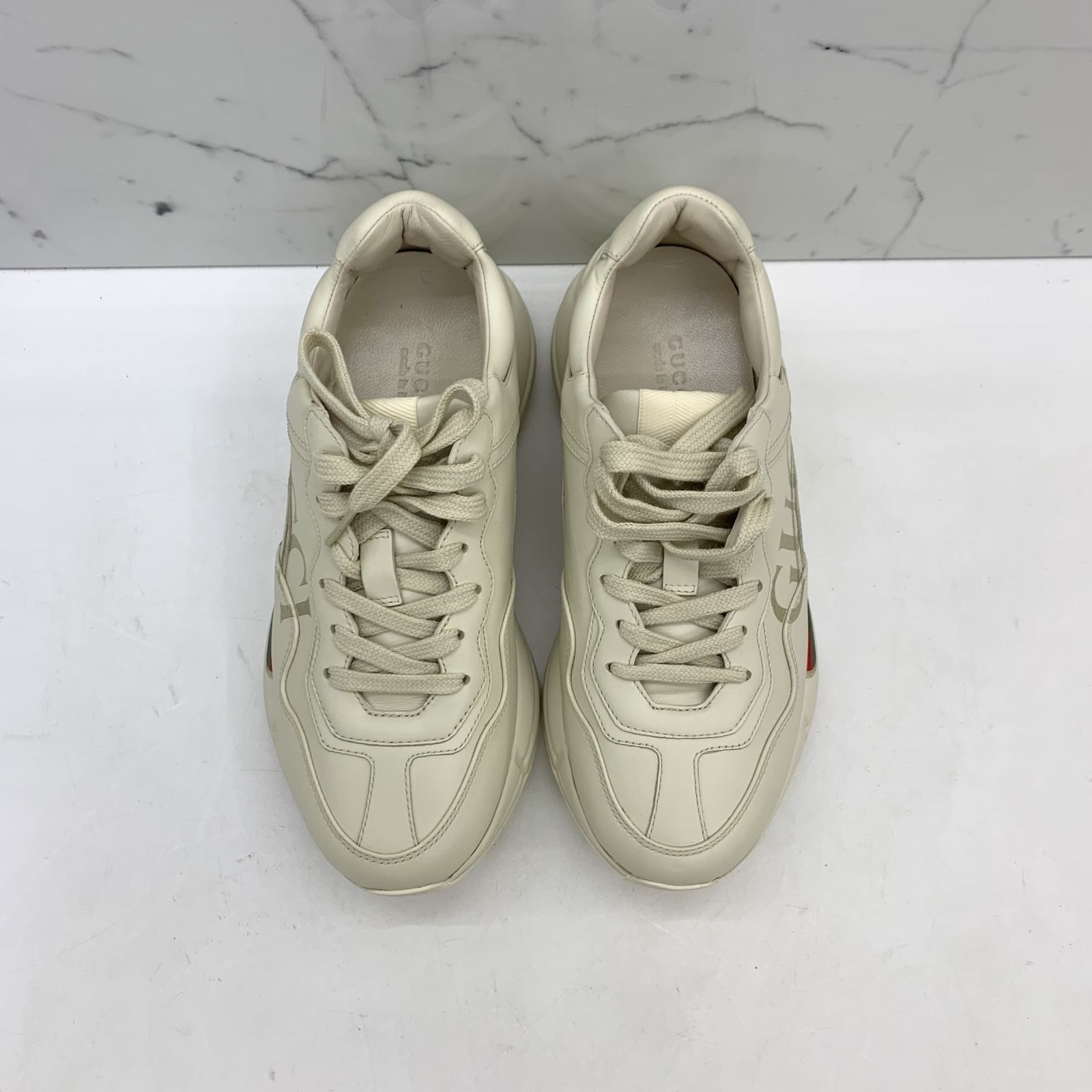 GUCCI 598892 RYTHON VINTAGE LOGO #36.5 SNEAKERS 247017584 #, Luxury ...