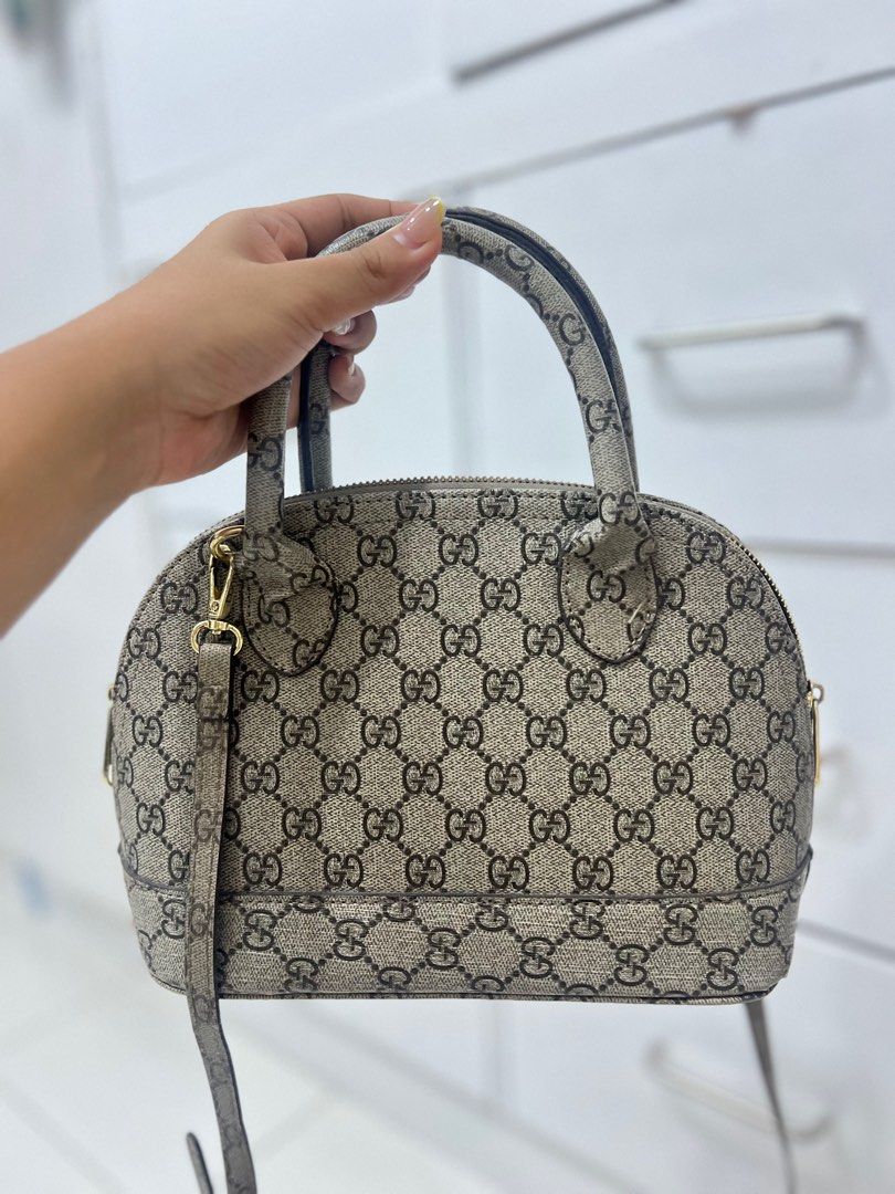GUCCI Alma Top handle bag with sling strap Luxury Bags Wallets on Carousell