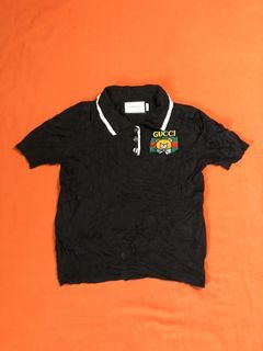 GUCCI   knitted polo shirt Italy bear