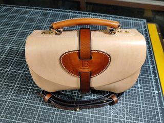 Handmade Italian Leather Crossbody Bag