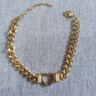 H💟EART love Bracelets 18k titanium GOLD