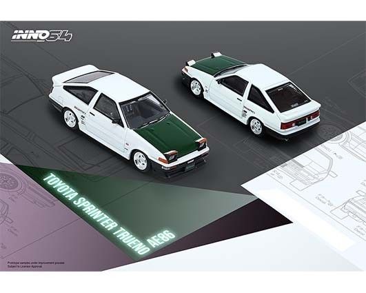 Hot Version套裝Inno64 土屋圭市AE86 J'Racing 魔王S2000（只淨土屋86
