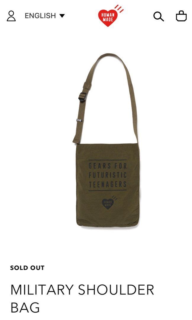 HUMAN MADE SHOULDER BAG OLIVE DRAB バッグ