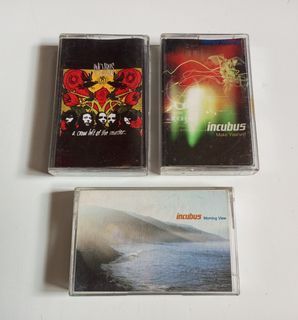 INCUBUS - MAKE YOURSELF, MORNING VIEW, A CROW LEFT OF THE MURDER CASSETTE LOT