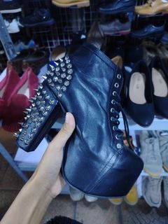 jeffrey campbell studded chunky boots