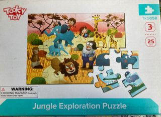 Jungle Exploration Puzzle 25 pieces for 3+ years old