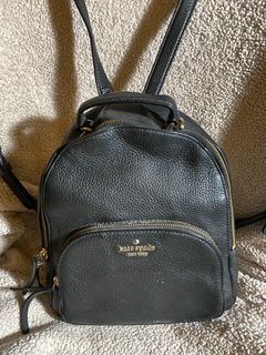 Kate Spade Jackson Leather Backpack Black
