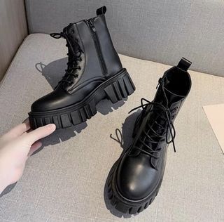 Korean High Cut Wednesday Fashion Boots For Women