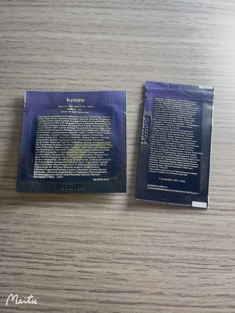 清貨la prairie魚子醬充盈面霜1ml魚子醬精華液緊顏液1.5ml, 美容＆個人護理, 健康及美容- 皮膚護理, 面部- 面部護理-  Carousell