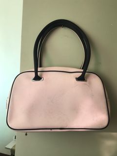 Lacoste Bowling Bag in Pink/Black
