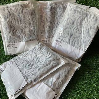 Lakole Cushion Cover Pillow Case Gray Flower 16” inches, 5pcs available - P250.00 each