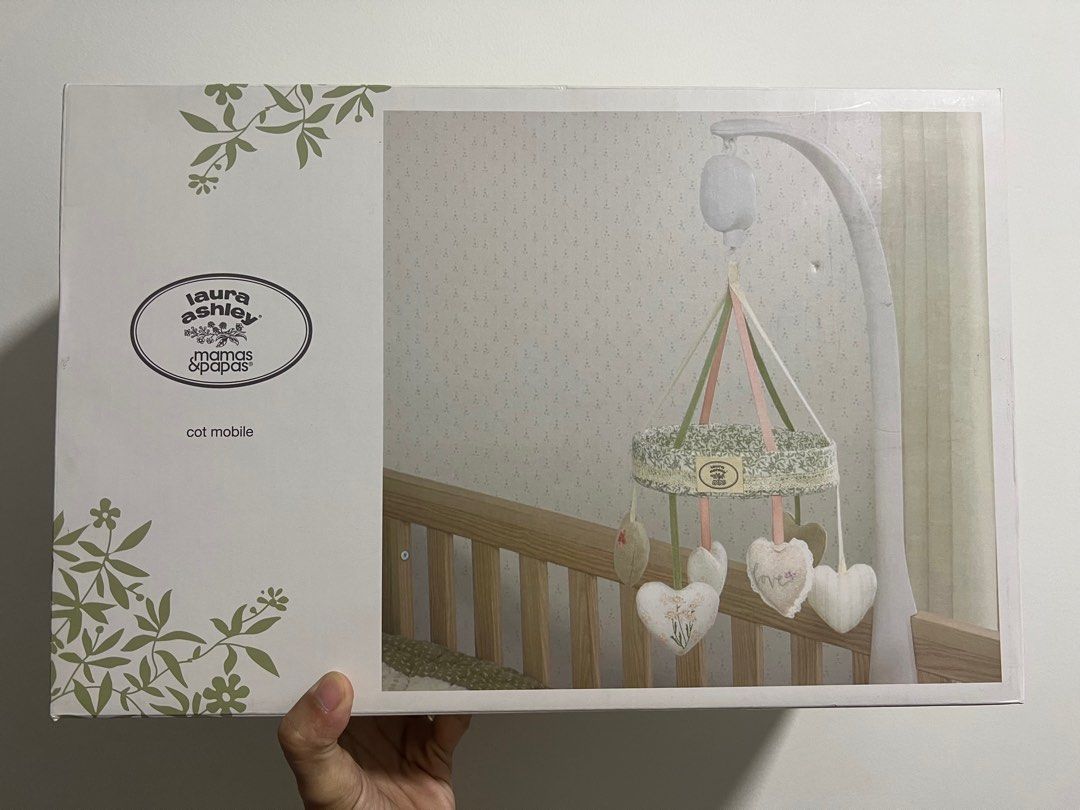 Laura Ashley Mamas and Papas cot mobile (Category: Nursery Lighting & Decor) located in Quezon City. Submitted by tipid (Listing ID 1300556352, Image 1). Description: Price negotiable This is brand new. Original price is 3,999 .