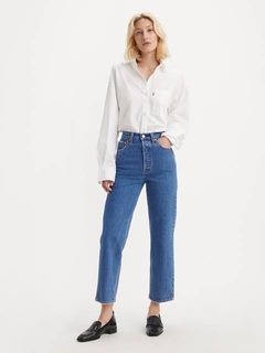 LEVI’S Ribcage Denim Jeans in Jazz Pop Size: 26