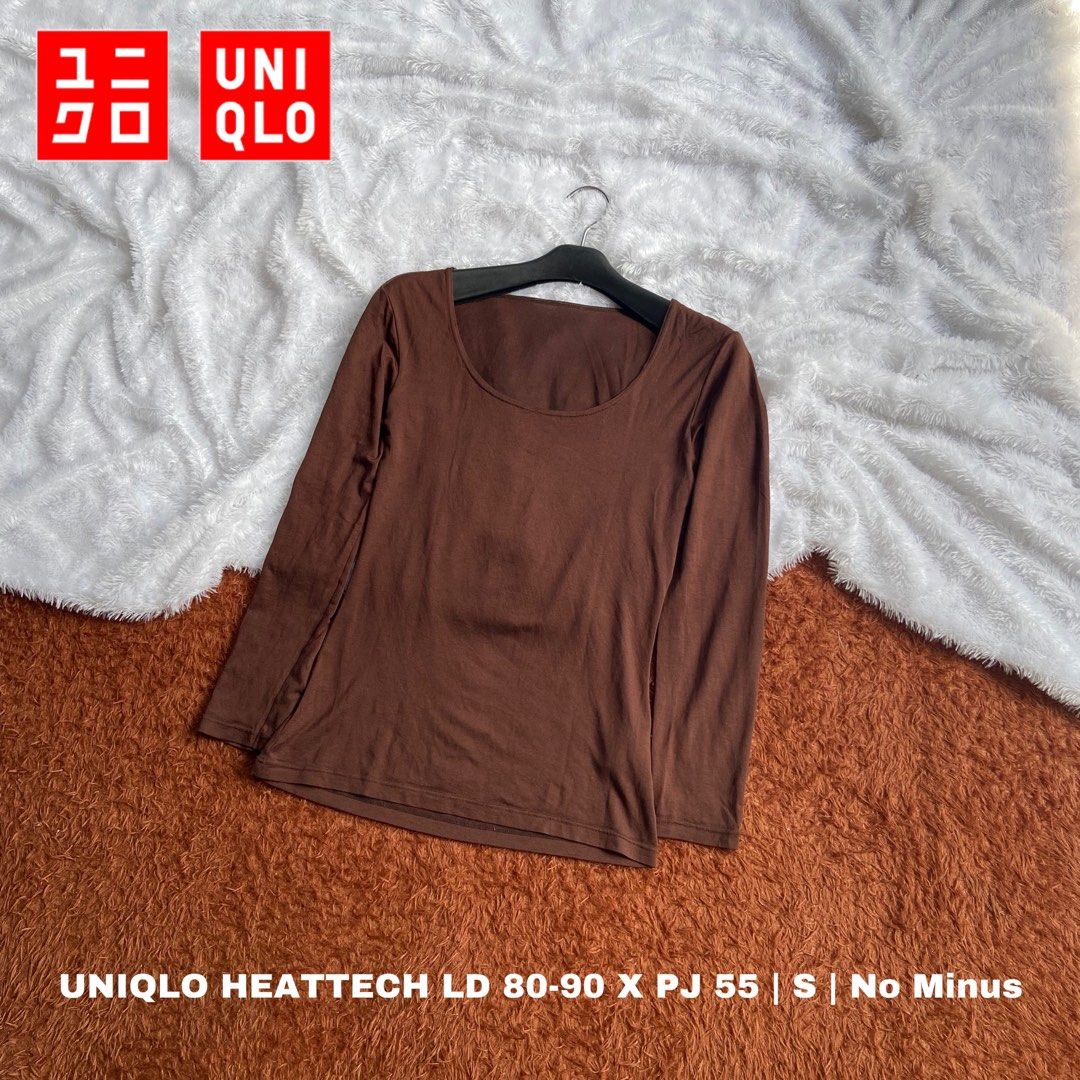 Long Sleeve Heattech Uniqlo Femme T-shirt à Manches Longues Ultra
