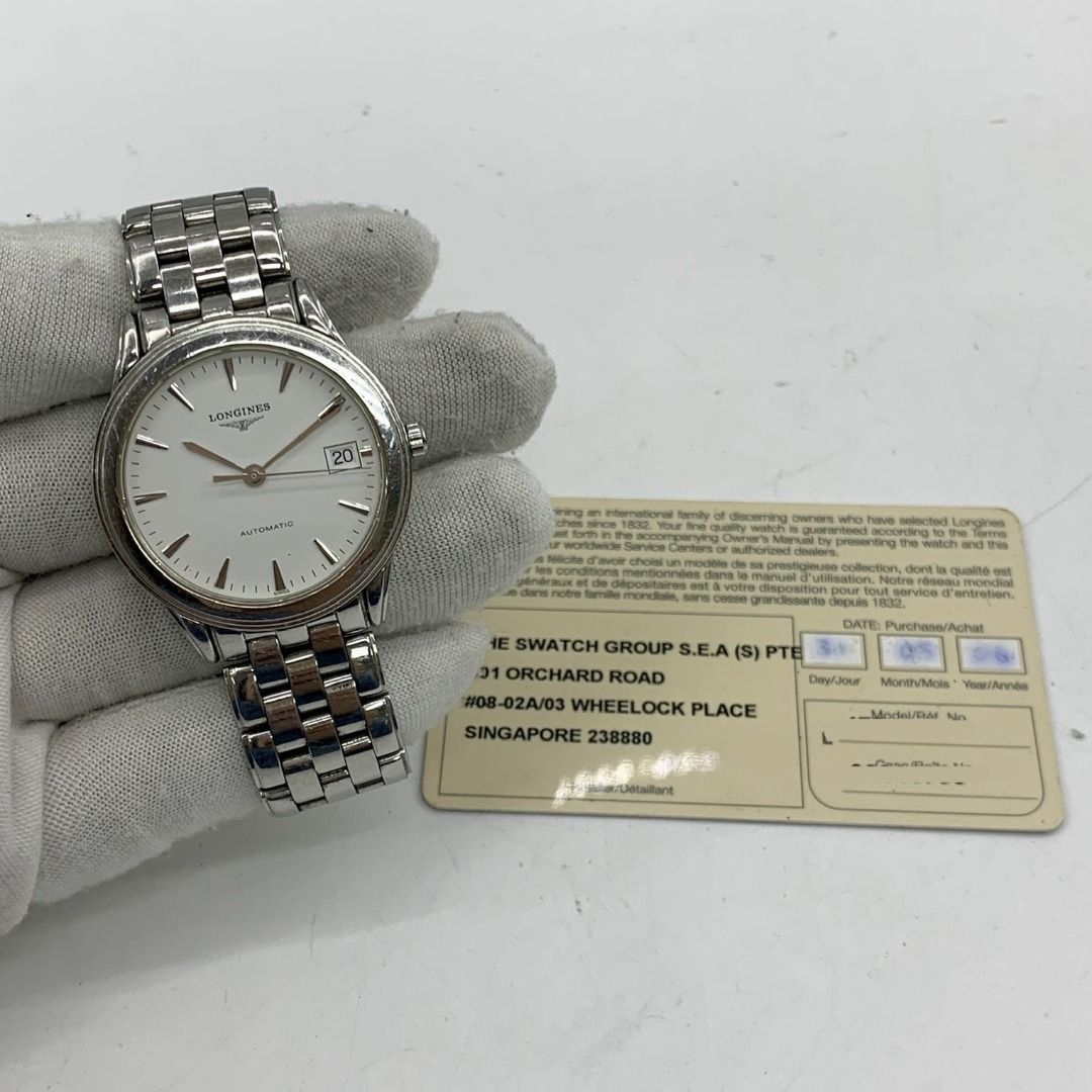LONGINES L4.774.4 FLAGSHIP HERITAGE AUTOMATIC WITH GUARANTEE MEN S WATCH 247016575