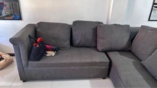 L-type Sofa set with 5 pillows 