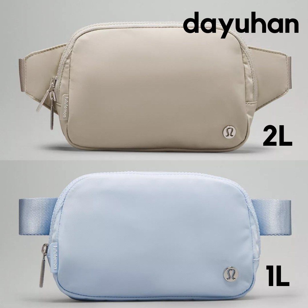 Lululemon Everywhere Belt Bag 1L 2L (Category: Cross-body Bags) located in Manila. Submitted by dayuhan (Listing ID 1300546065, Image 1). Description: Authentic Lululemon Everywhere Belt Bag Large 2L - Raw Linen - 4800 Everywhere Belt Bag 1L - Windmill - 3800.