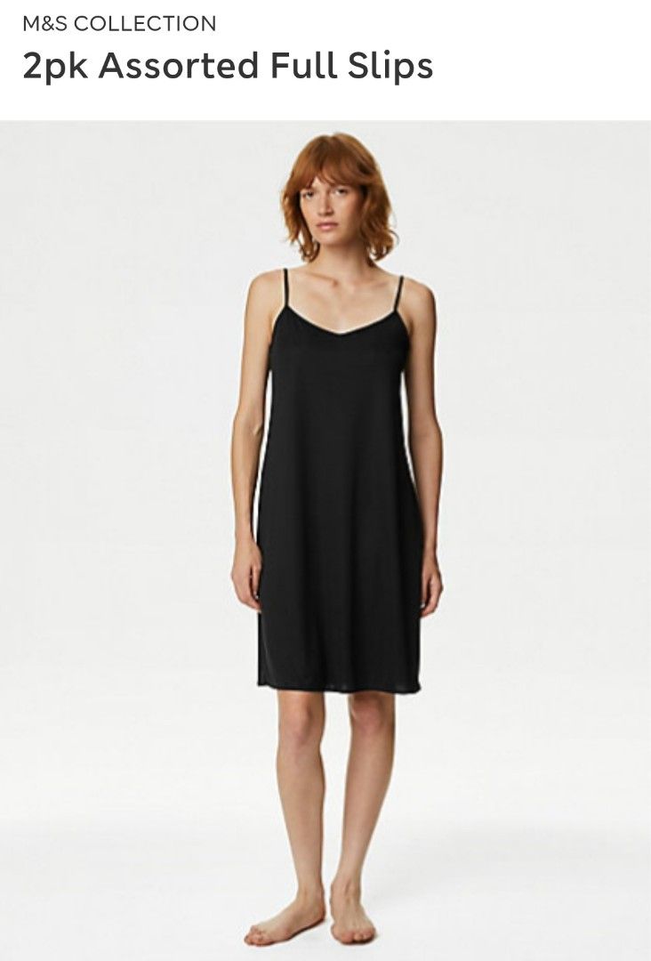 Marks and Spencer Slip dress in black