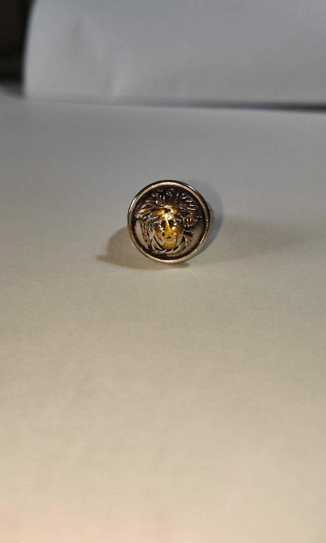 Versace medusa ring mens 2025