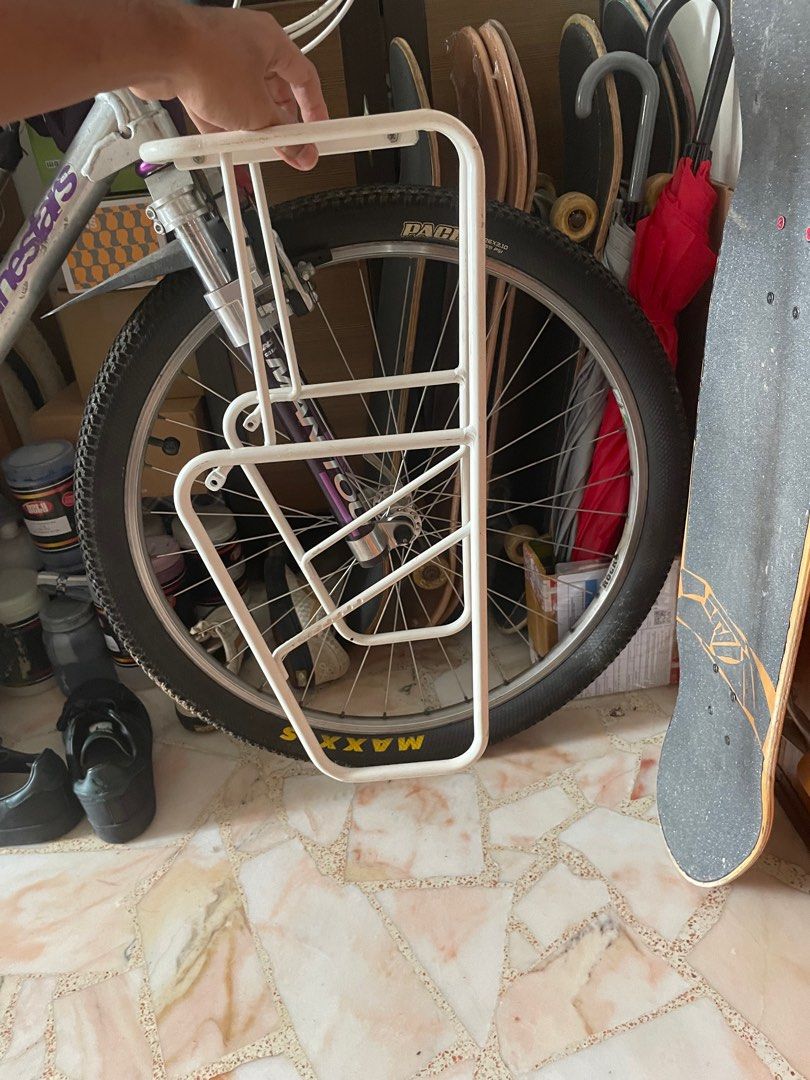 Minoura front rack clearance