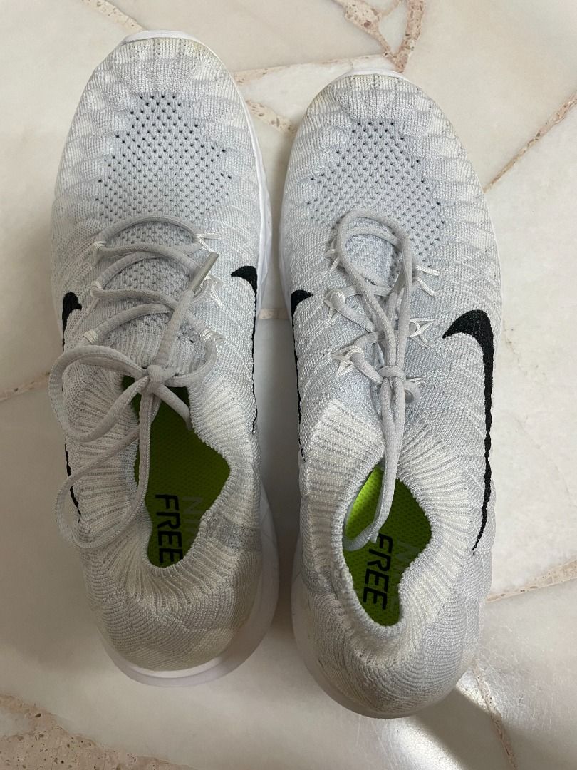 Nike Free Flyknit 3.0 White Women s Fashion Footwear Sneakers on Carousell