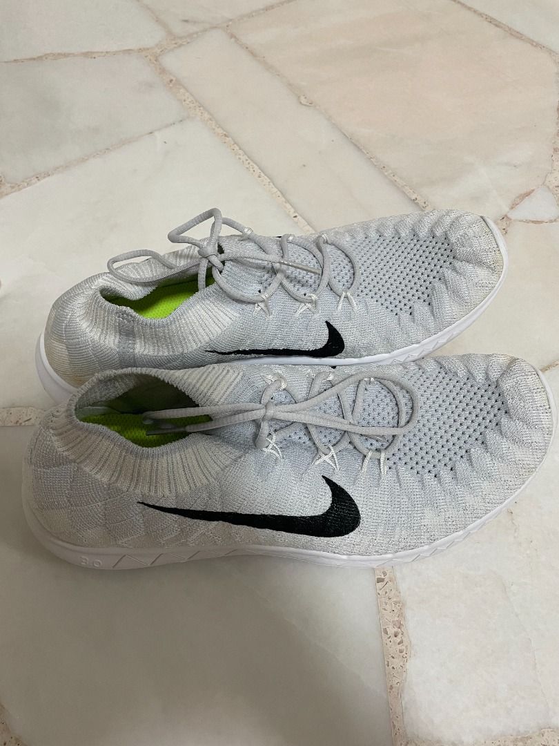 Nike Free Flyknit 3.0 White Women s Fashion Footwear Sneakers on Carousell