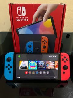 Nintendo Switch Oled with games