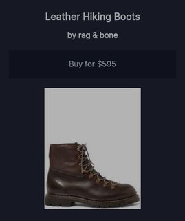 Orig RAG & BONE boots