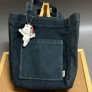 Pasco Sanrio Okigaru Friends Ohchan Mini Mascot Charm and Mini Bag (bag used condition, needs wash) - Php 250  Bag:22x18cm Ochan Mascot Charm: 6.5cm