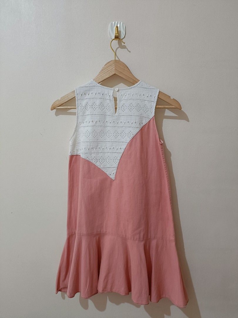 PEACH DRESS EYELET (Category: Babies & Kids Fashion) located in Paranaque City. Submitted by caredncleaned (Listing ID 1300574245, Image 2). Description: .