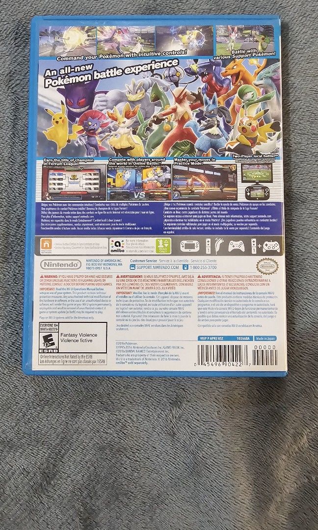 POKKEN TOURNAMENT FOR WIIU (Category: Others) located in Quezon City. Submitted by seanleoos (Listing ID 1300572684, Image 2). Description: POKKEN TOURNAMENT FOR WIIU LIKE NEW CONDITION PRICE IS STILL NEGOTIABLE !!!.