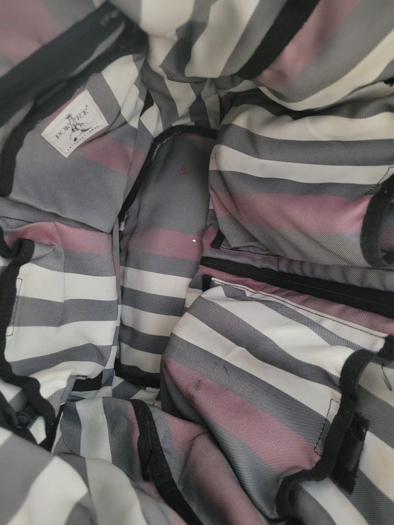 Porter International 2-Way Ballistic Rucksack (Category: Backpacks) located in Mandaluyong City. Submitted by mabvit (Listing ID 1300504089, Image 3). Description: Porter International 2-Way Ballistic Rucksack - black - 9/10 condition (one of the shoulder slings has frays but barely noticeable) - complete and working zippers - can be hand-held or backpack - can hold 15.6 lappie Buyer adds shipping fee Pickups in Sheridan North Mandaluyong.