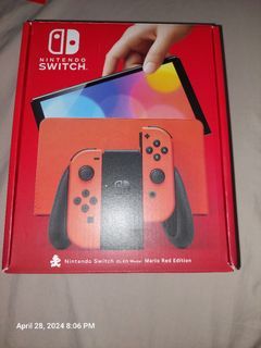 PRELOVED 1 month used Mario Red Nintendo Switch OLED (limited edition)