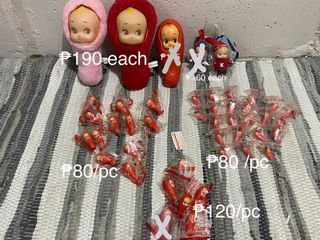 RARE KEWPIE COLLECTIBLE ITEMS (keychains, phone charm, mini figures and plushies!)✨