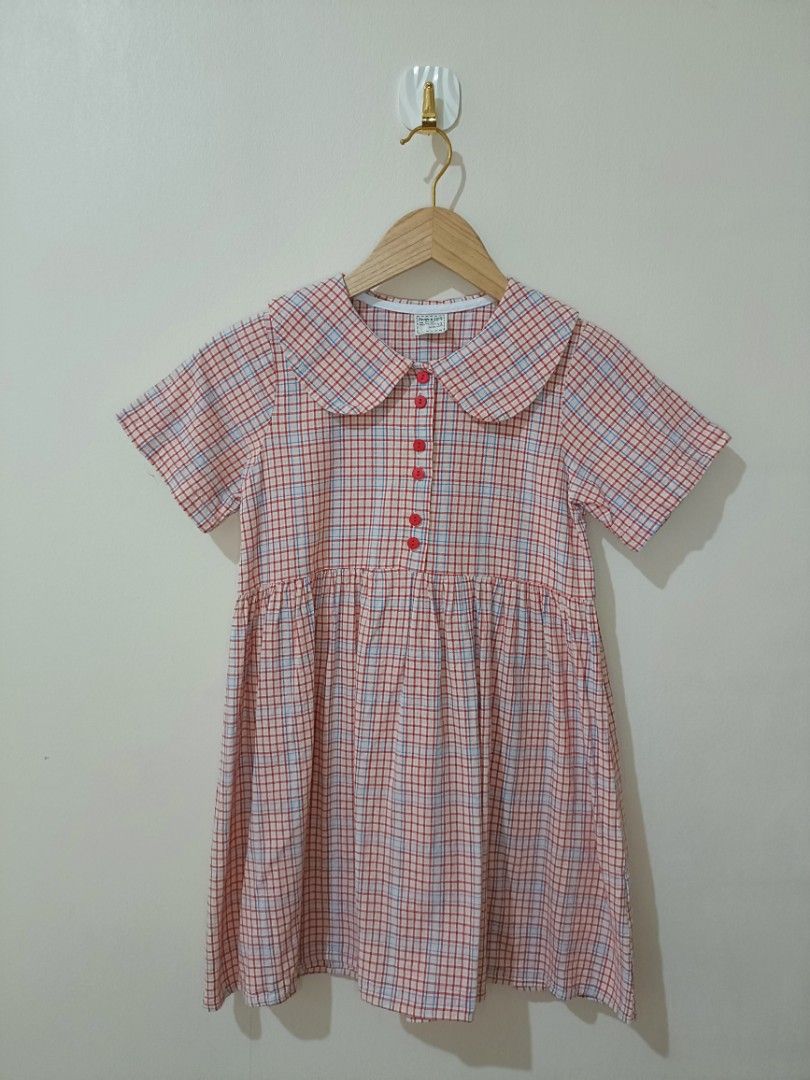 RED CHECKERED DRESS (Category: Babies & Kids Fashion) located in Paranaque City. Submitted by caredncleaned (Listing ID 1300573660, Image 1). Description: HQ GANDA NITO.