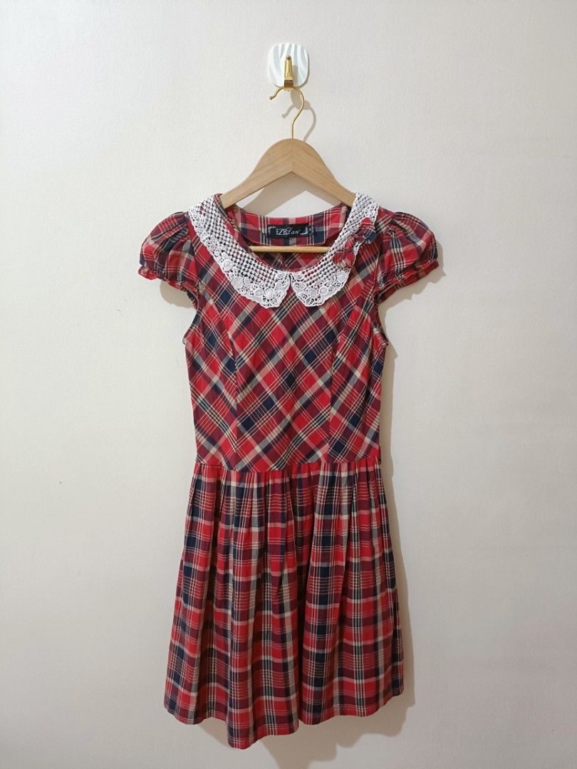RED CHECKERED DRESS (Category: Babies & Kids Fashion) located in Paranaque City. Submitted by caredncleaned (Listing ID 1300577733, Image 1). Description: .