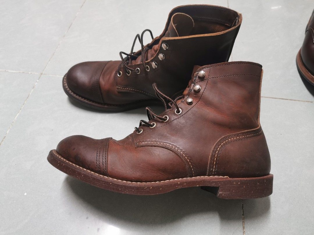 Red Wing Shoes 8115 Iron Ranger Us9 27cm, 男裝, 鞋, 靴- Carousell