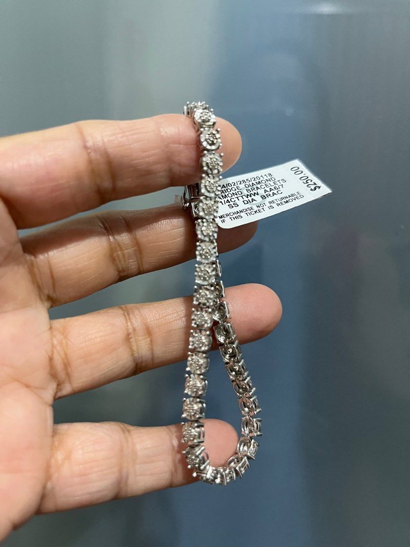 Macy's bridge diamond bracelet on sale