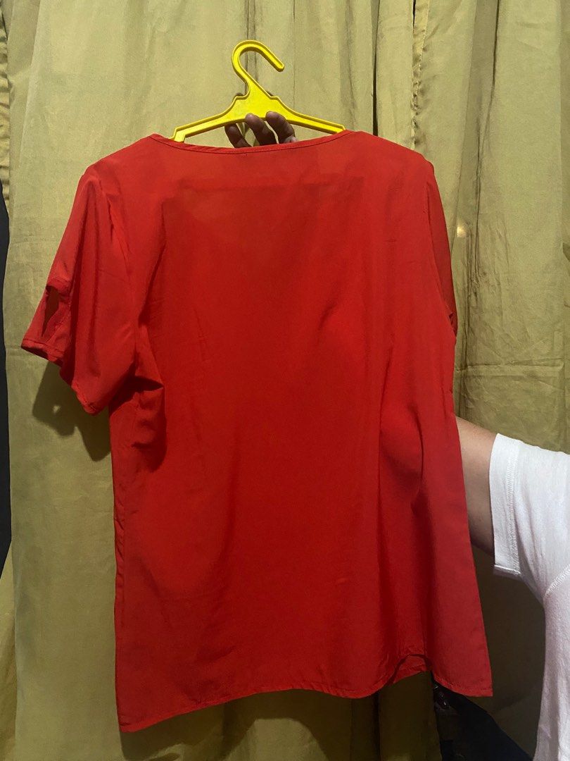 Sakaya Silver Red Blouse (Category: Blouses) located in Manila. Submitted by cufflej (Listing ID 1300585624, Image 2). Description: .