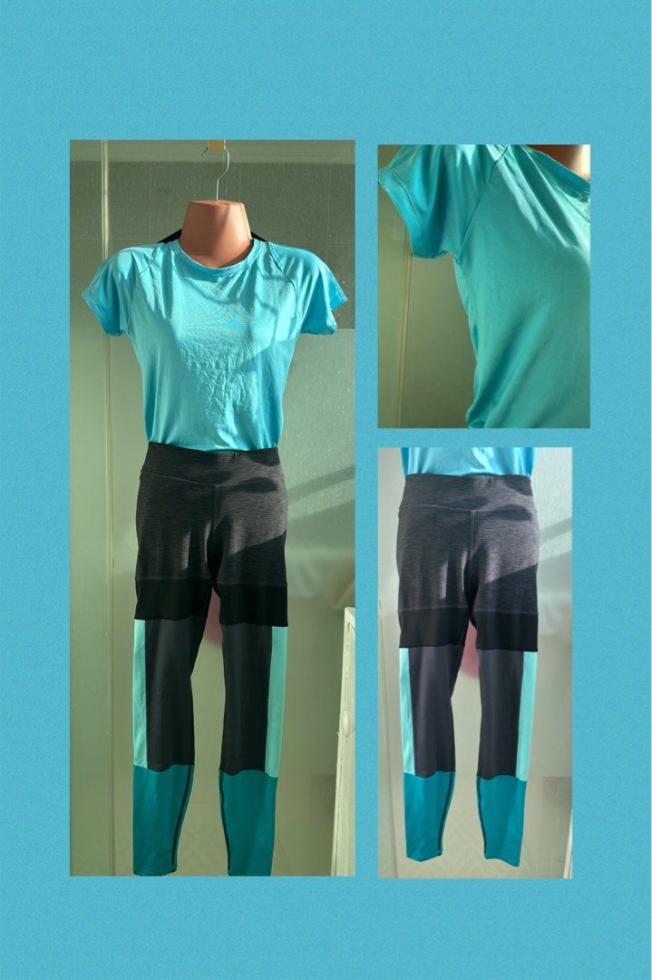 SALE Workout set H M Aqua fit top Women s Fashion Dresses Sets Sets or Coordinates on Carousell