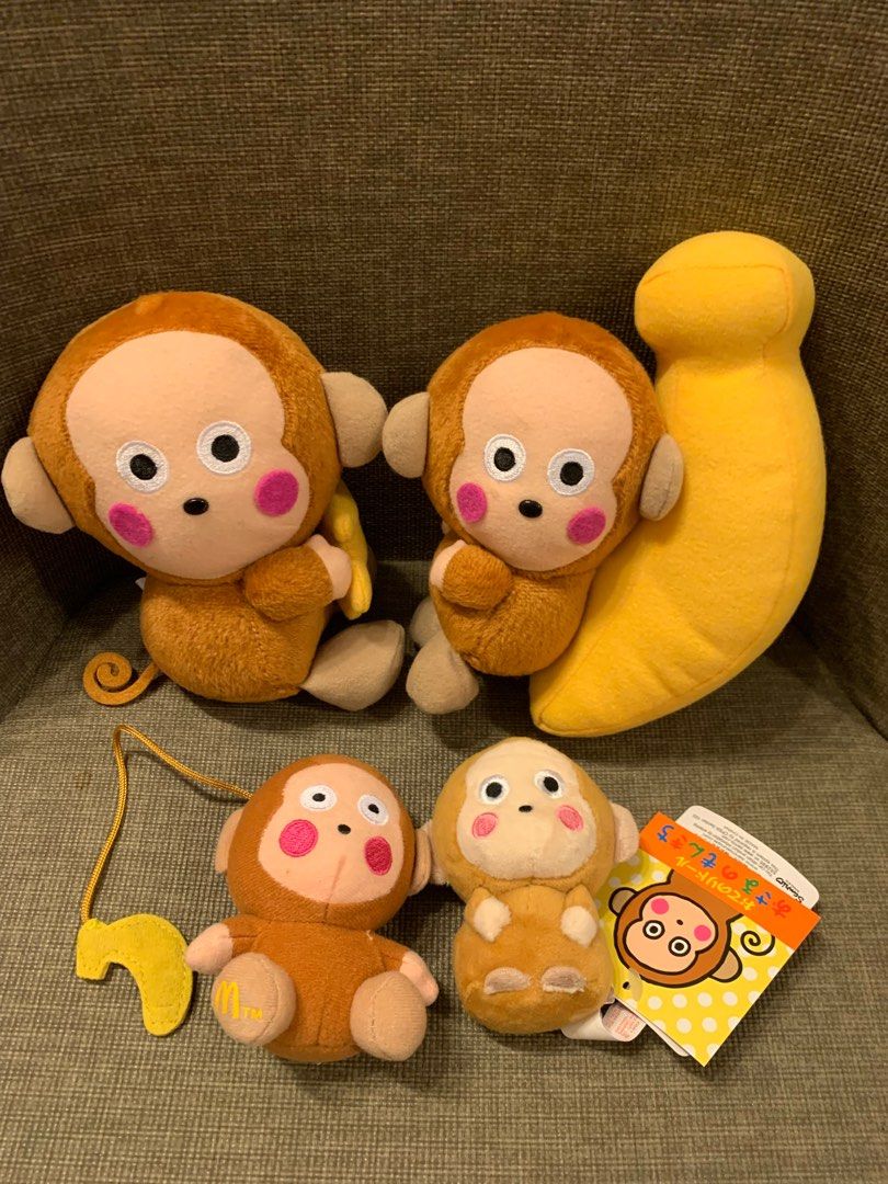 Sanrio Monkichi 多款馬騮公仔, 興趣及遊戲, 玩具& 遊戲類