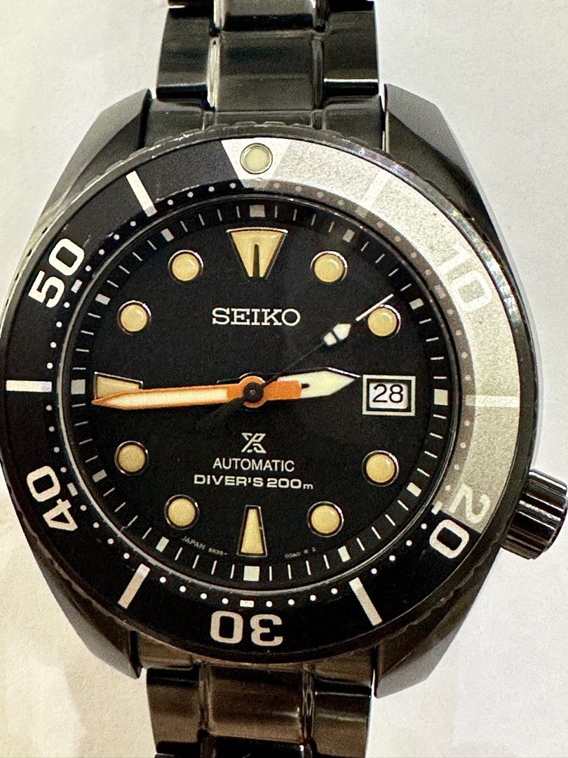 Seiko SPB125J1 SPB125 sumo black ninja Men s Fashion Watches Accessories Watches on Carousell