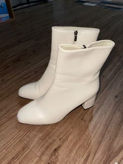 Shein White Boots