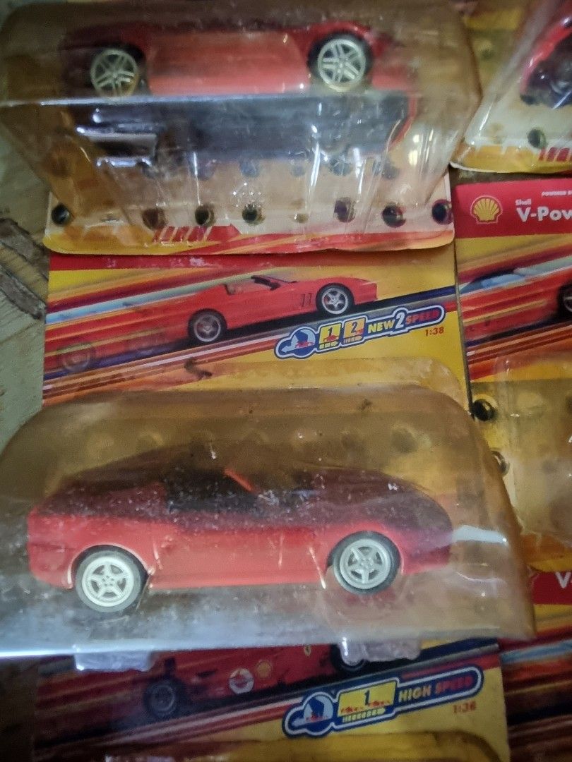 Shell Ferrari Collectibles (Category: Vintage Collectibles) located in Banaybanay. Submitted by rbjuvyreyn18879 (Listing ID 1300438119, Image 2). Description: brand new sealed.. six ( 6 ) pieces conplete collection of shell ferrari official lisenced products..just need of cleaning since it is dusty..