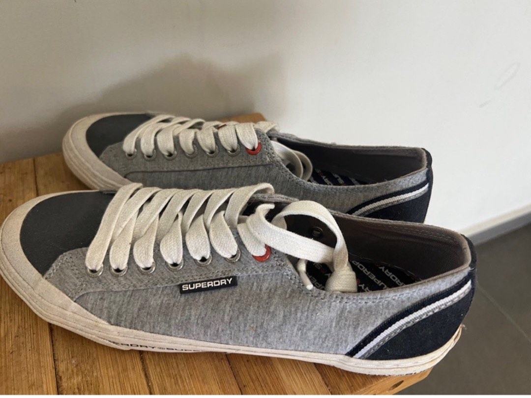 Superdry Low Pro Sneakers Grey Mens Superdry Low Pro Retro