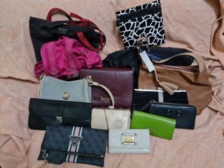Take all! preloved clutch, bags and wallets