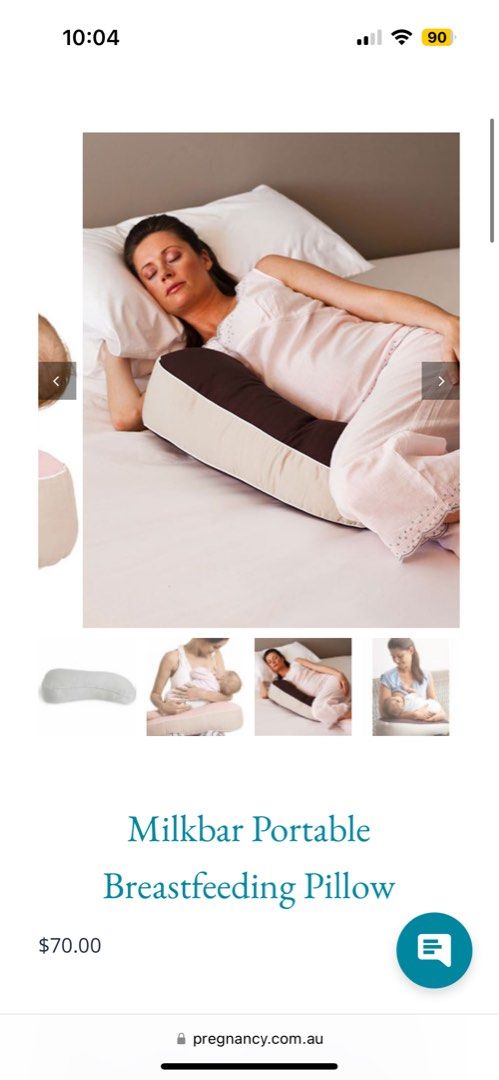 The milk bar portable breastfeeding nursing pillow Babies Kids Nursing Feeding Breastfeeding Bottle Feeding on Carousell